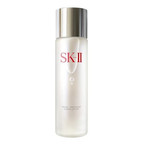 SK-II Facial Treatment Clear Lotion - Hydrating Face Toner with AHAs to Exfoliate &amp; Visibly Improve Texture - Gentle Facial Toner Made with Salicylic &amp; Lactic Acid for a More Even Skin Tone (5.4 oz)