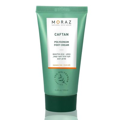 Moraz Caftan Polygonum Foot Cream - Intensive Care Foot Cream for Dry Cracked Heels and Feet - Herbal Moisturizing Foot Cream for Dry Feet - 3.4 oz