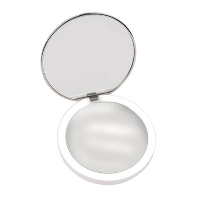 Stylideas Stylpro Flip N Charge Power Bank Compact LED Makeup Mirror - USB Charger Function - Perfect Lighting for Makeup and Hair Styling - 1 pc