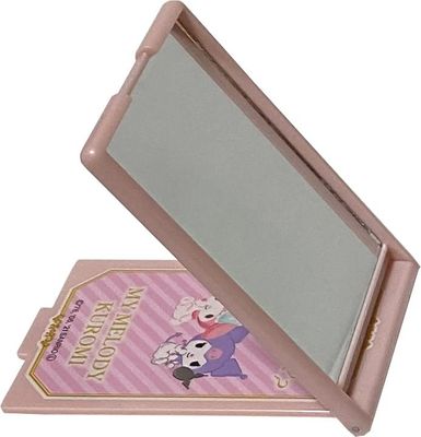 Sanrio My Melody &amp; Kuromi Square Handheld Stand Mirrors Skin Beauty &amp; Personal Care Tools (Happy) Purple