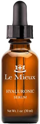 Le Mieux Hyaluronic Serum - Concentrated Hyaluronic Acid Facial Hydration Complex, Anti Aging Moisture with No Parabens or Sulfates (1 oz / 30 ml)