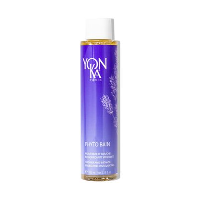 Yon-Ka French Lavender Bath Oil, Phyto Bain Relaxing and Toning Aromatherapy Oil for Dry Skin, Boosts Microcirculation for Wellness, Luxurious Provence Lavender and Rosemary, 100ml