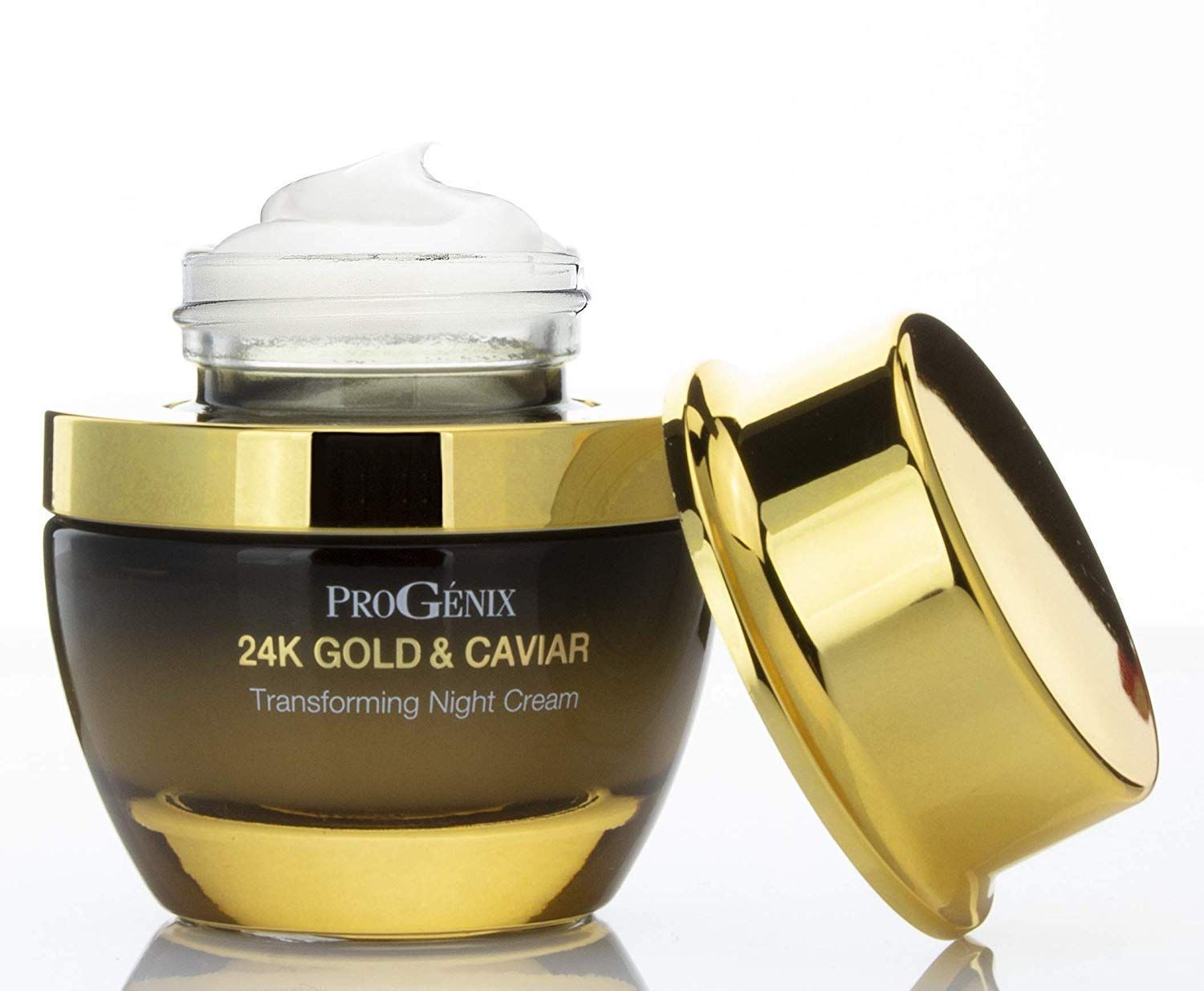ProGenix Retinol Night Cream With Hyaluronic Acid Skin Care Moisturizer Lotion, 24kt Gold + Vegan Green Caviar For Diminishing Fine Lines, Wrinkles, &amp; Dark Spots. 1Oz
