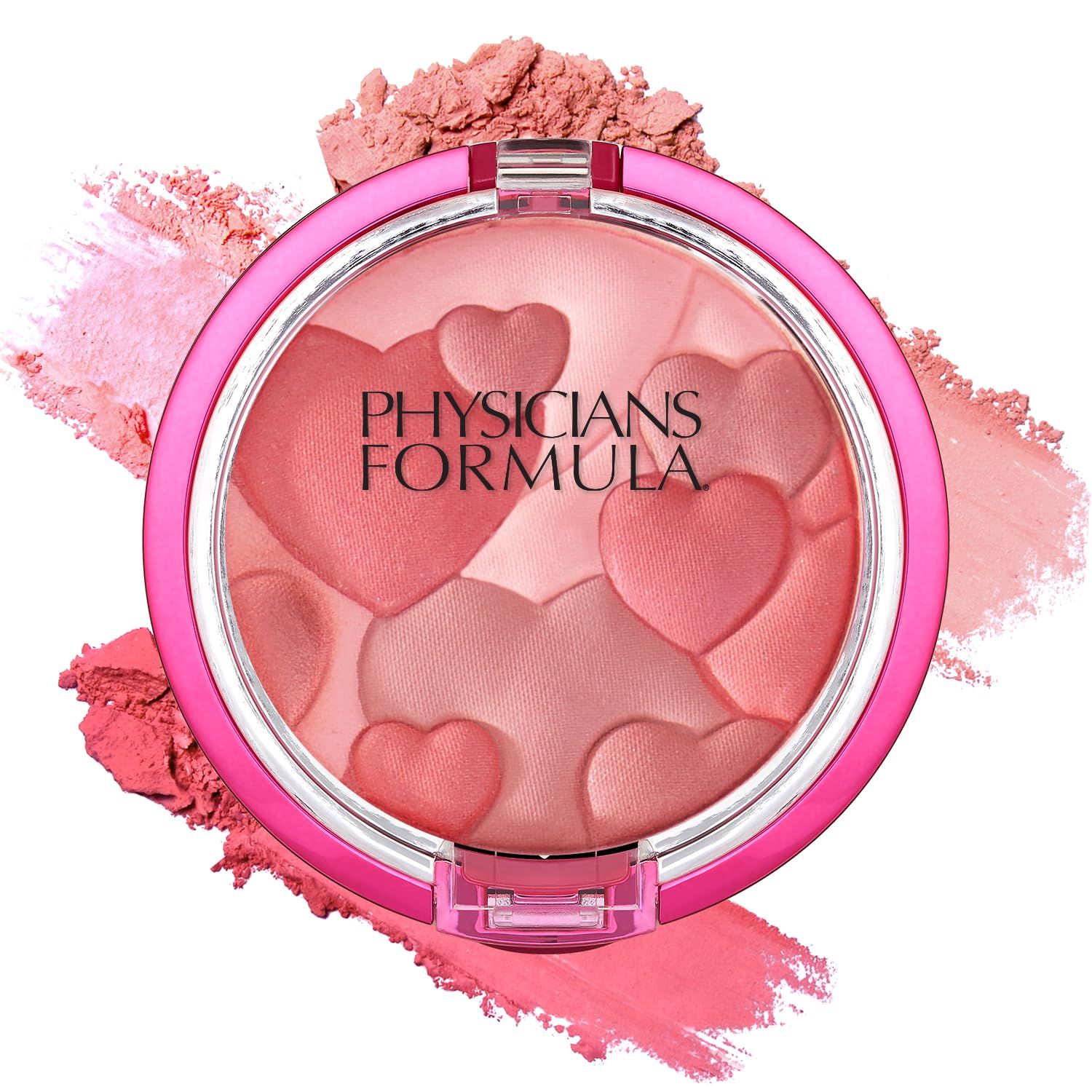 Physicians Formula Happy Booster Heart Blush Glow &amp; Mood Boosting, Rose, Dermatologist Tested