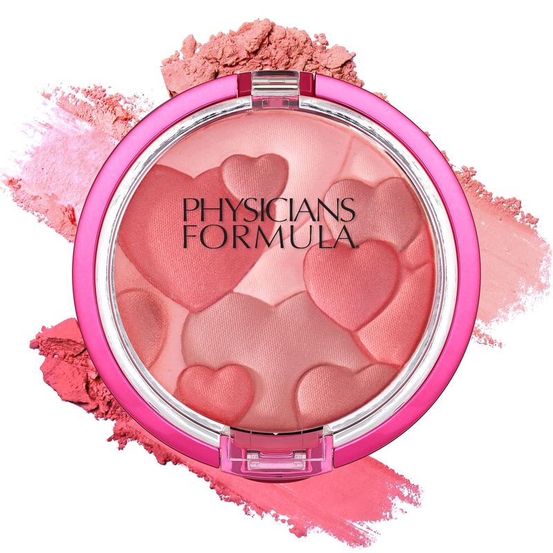 Physicians Formula Happy Booster Heart Blush Glow &amp; Mood Boosting, Rose, Dermatologist Tested