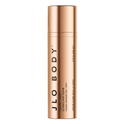 JLO BEAUTY Tighten + Tease Ultimate Body Serum | Enriched with Peptides, Niacinamide, Bentonite Clay + AHAs, Evens Skin Tone | 4.06 Oz