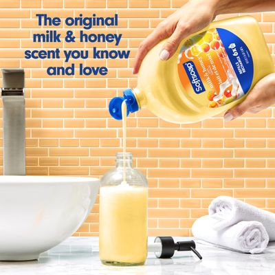 Softsoap Milk &amp; Honey Scented, Liquid Hand Soap Refill, 50 Ounce