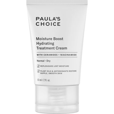 Paula&#39;s Choice MOISTURE BOOST Hydrating Treatment Cream, Niacinamide &amp; Hyaluronic Acid, Face Moisturizer for Dry Skin, 2 Ounce