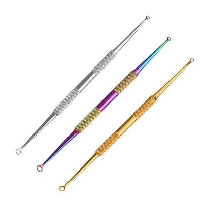 Lurrose 6pcs Blackhead Remover Pimple Tool Stainless Steel Pimple Extractor Pore Cleanser Hidden Beauty Needles Tools for for Nose Face Blemish Whitehead Popping