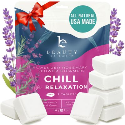 Shower Steamers Aromatherapy - USA Made with Natural Ingredients &amp; Lavender Oil, Large Shower Bombs for Stress Relief, Relaxing Spa Gifts for Women &amp; Men, Luxury New Mom &amp; Nurse Gifts