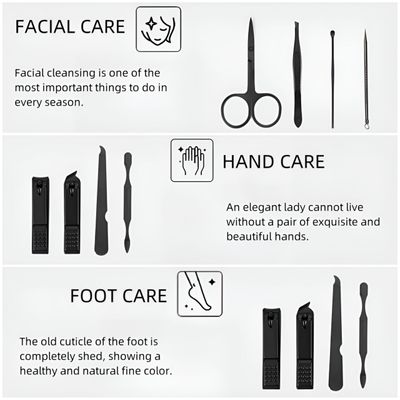 Moreplus Nail Kit for Men, Nail Clipper and Toenail Clippers and Nail file, Manicure Set for Women, Nail Clipper Set Gift for Men