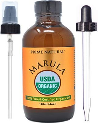 Organic Marula Oil 4oz/120ml - USDA Certified - Cold Pressed, Unrefined, Virgin - 100% Pure, Natural, Vegan, Best for Face, Body, Hair, Nails, Skin Care