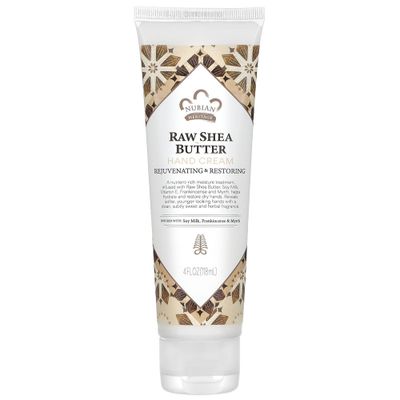 Nubian Heritage Hand Cream, Raw Shea and Myrrh, 4 Ounce