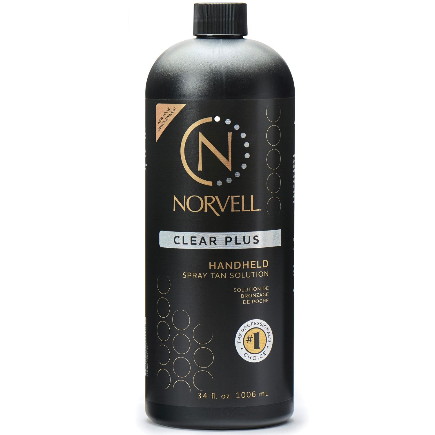 Norvell Premium Sunless Tanning Solution - Clear Plus, 1 Liter