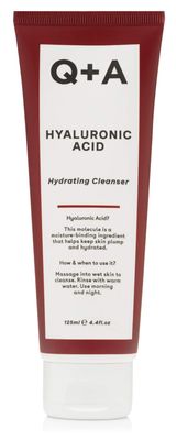 Q+A Hyaluronic Acid Hydrating Cleanser, uses Gentle and Smoothing Cleansing Agents which only Boost your Skins Moisturisation (4.4 Fl.Oz)