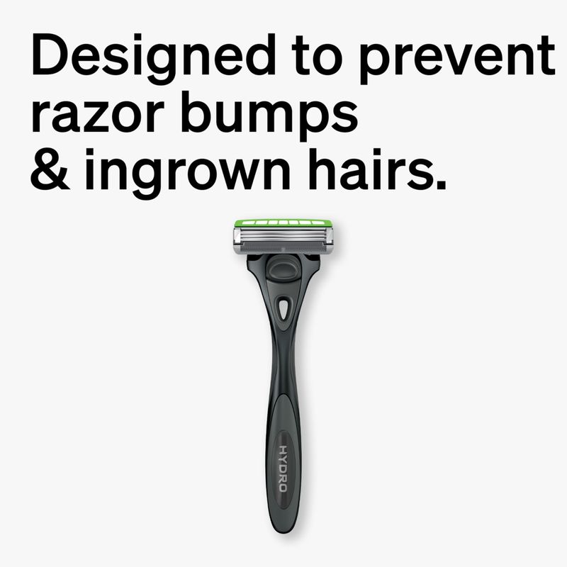 Schick Hydro Ultra Sensitive Razor, 1 Razor Handle and 4 Cartridges | Shaving Razors for Men Sensitive Skin, 3 Blade Mens Razors for Shaving, Razor Blades for Men, 1 Handle with 4 Razor Blades Refills
