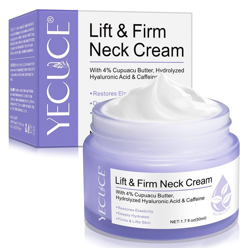 ZIXAOK Neck Firming and Tightening Cream - Instant Face Lift Cream for Tightening and Hydrating -Neck Firming Cream for Women - Skin Firming and Neck Wrinkles Treatment