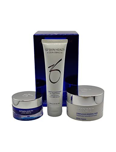 ZO SKIN HEALTH Getting Skin Ready Travel Kit incl. Gentle Cleanser 2 Fl Oz, Exfoliating Polish 0.57 Oz, 30 Complexion Renewal Pads
