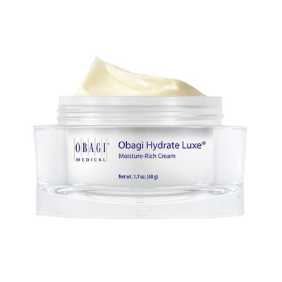 Obagi Hydrate Luxe Ultra-Rich Facial Moisturizer - Non-Comedogenic with Tara Seed Extract and Biomimetic Peptides - Intensive Night Face Cream for Dry, Sensitive or Aging Skin - 1.7 oz