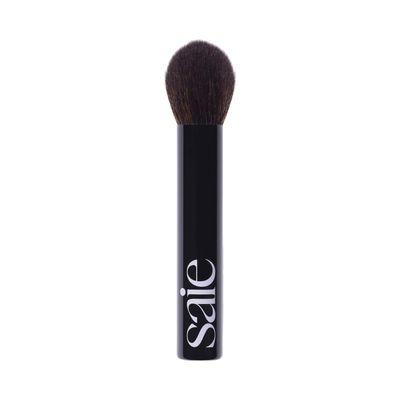 Saie The Fluffy Brush - Soft, Multi-Use Pressed + Loose Powder Brush - Fluffy Makeup Brush with Tapered Tip for Precise Application - Vegan, Cruelty-Free (1 Count)