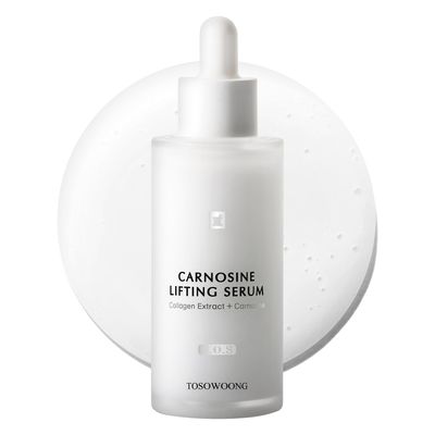 TOSOWOONG Carnosine Lifting Serum, for Wrinkle Care, Hydrating with Collagen Extract, Adenosine for All skin types, Korean Skin Care 50g, 1.76 oz.