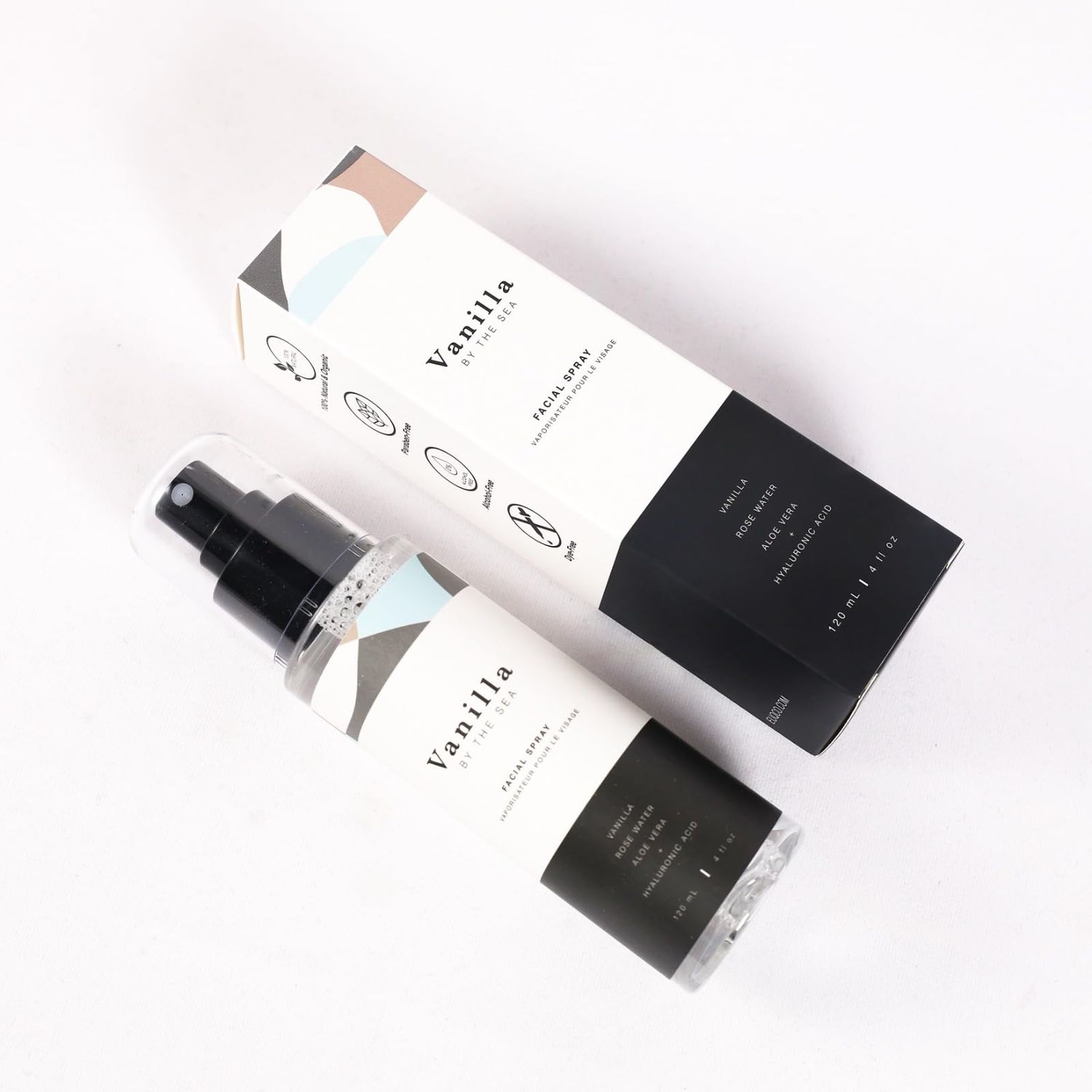 Vanilla BY THE SEA - Natural &amp; Organic Facial Spray + HA