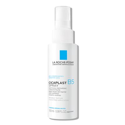 La Roche-Posay Cicaplast B5 Spray With Vitamin B5 Panthenol &amp; Madecassoside, Hydrating Face Mist For Skin Barrier Repair, Soothing Touch-Free Face &amp; Body Spray, Sensitive Skin &amp; Dermatologist Tested