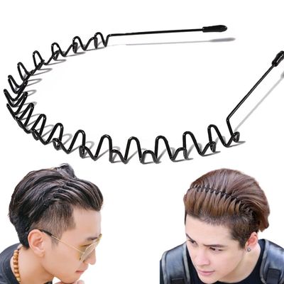Vrose Flosi - Metal Hair Bands and Headbands for Women - Non-Slip Wavy Spring Wire Sports Hair Accessories for Makeup and Skincare