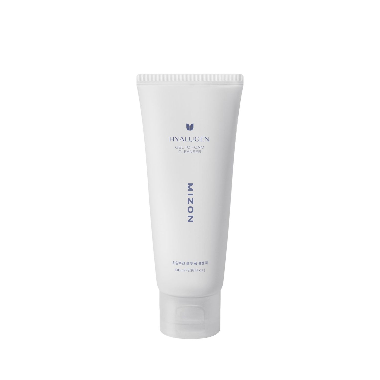 MIZON Hyalugen Gel To Foam Cleanser Collagen Hyaluronic Acid Hydrating Hypoallergenic Face Wash for Dry Skin Moisturizing Korean Skincare(100 ml/3.38 fl. oz)