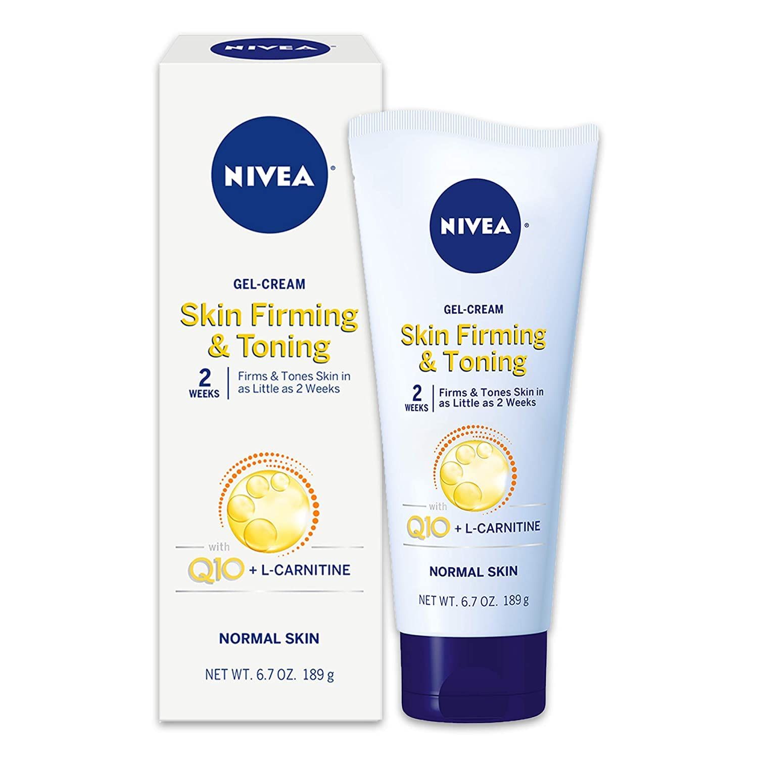 NIVEA Skin Firming &amp; Toning Gel Cream, 6.7 Oz, Pack of 2