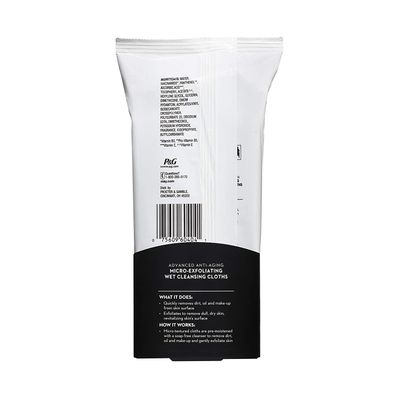 OLAY Regenerist Advanced Anti-Aging Micro-Exfoliating Cleansing Cloths 30 Each (Pack of 4)
