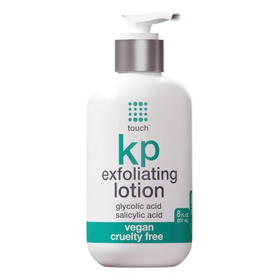 TOUCH Glycolic Acid Lotion for Keratosis Pilaris - KP Lotion Moisturizer - Glycolic Acid Body Lotion for AHA BHA Rough &amp; Bumpy Skin- Keratosis Pilaris Exfoliating Lotion Gets Rid Of Redness - 8 Fl Oz