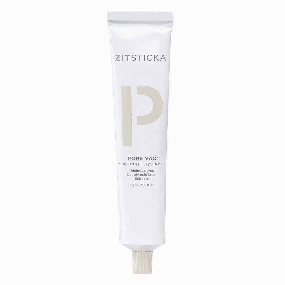 ZitSticka PORE VAC, Acid-Rich Clay Mask To Vacuum Pores + Smooth Texture | Derm-Backed (100 ml)