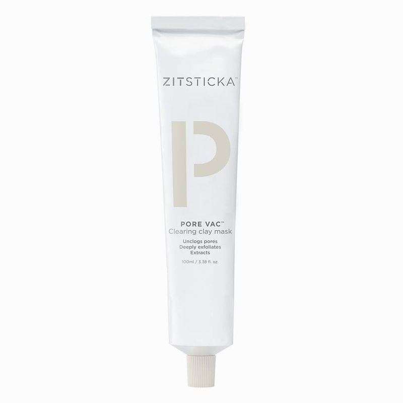 ZitSticka PORE VAC, Acid-Rich Clay Mask To Vacuum Pores + Smooth Texture | Derm-Backed (100 ml)