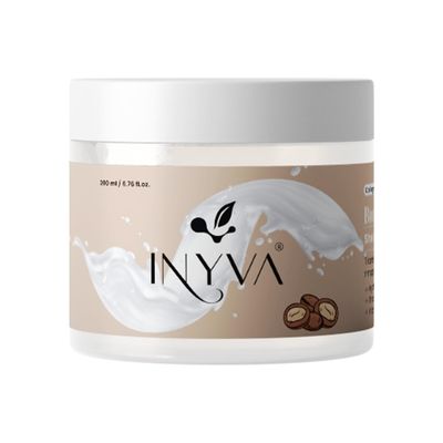 INYVA ButterGlow Shea Body Butter | With Hyaluronic Acid &amp; Shea Butter | Intensive Hydration &amp; Skin Softening | Rich &amp; Creamy Formula | For Dry Skin Relief - 6.76 Oz