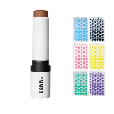 MAKEUP.BY.MARIO SoftSculpt Shaping Stick Medium Dark (0.37 oz / 10.5g) + Bonus Acne Patch (36 Pieces)