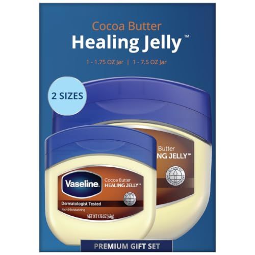 Vaseline Petroleum Jelly, Cocoa Butter, 7.5 Ounce [With Bonus 1.7 Ounce] (Pack of 2)