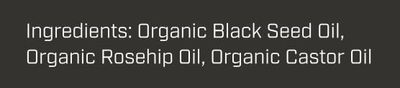 Organic Castor Oil, Rosehip Oil &amp; Black Seed Oil for Face - Anti-Aging Facial Oil &amp; Moisturizer for Women, Natural Ancient Remedy for Hydrated, Glowing Skin - Cold Pressed Face Oil (2 Fl Oz)