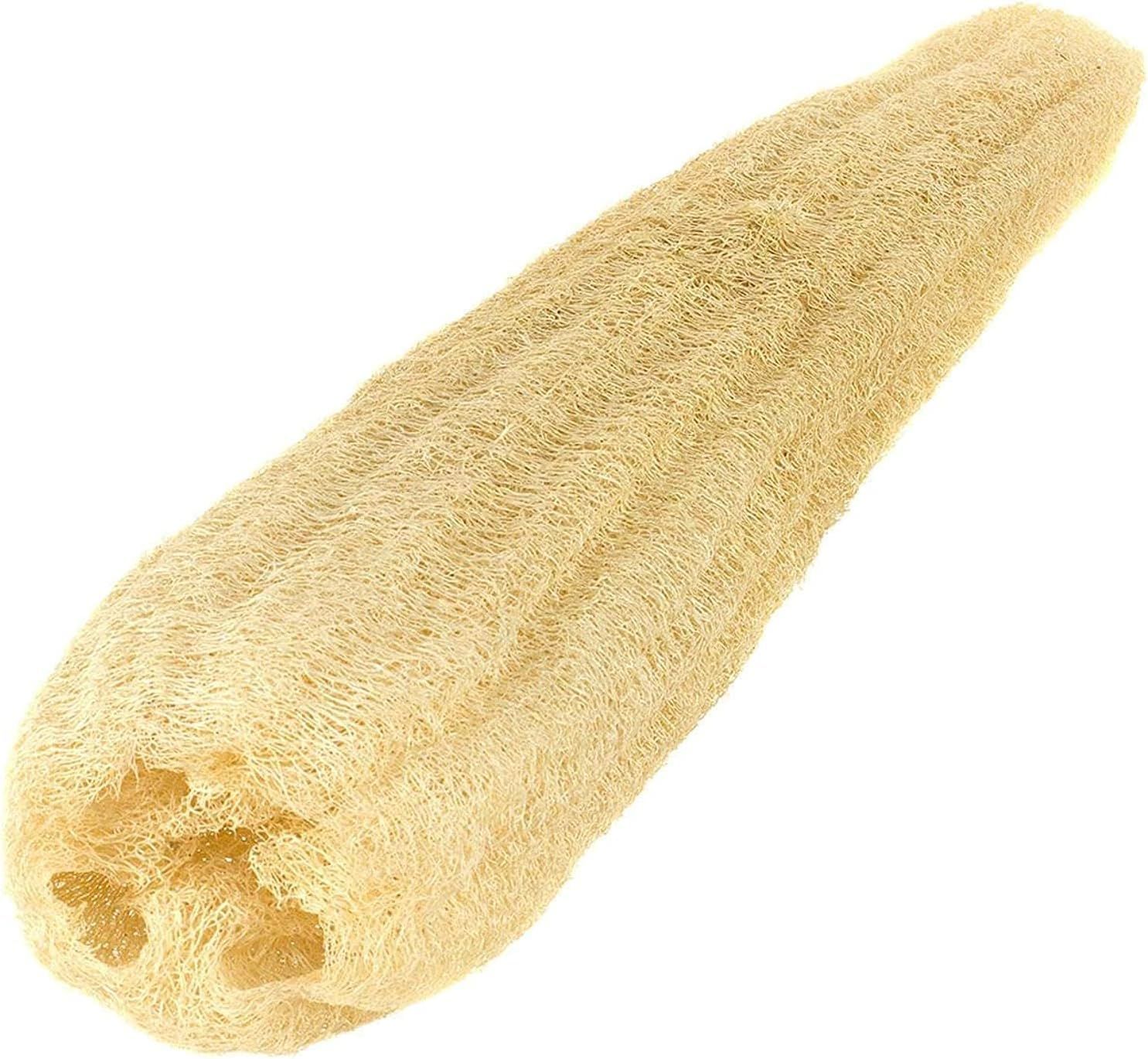NileCart Egyptian Loofah Sponges Natural Exfoliating Body Wash Gourd, Loofah Bath Sponges for Skincare, Exfoliating Back Scrubber (One Whole Loofah 22&quot;)