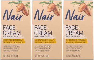 Nair Hair Remover Face Cream, 2 Oz, Pack of 3