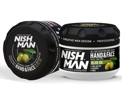 nishman Skin Care Series (Hand &amp; Face Cream Olive Oil, 300ml)