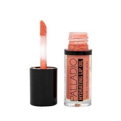 Palladio Hydrating Lip Oil Infused with Hyaluronic Acid, Non-Sticky Formula, Subtle shine with tinted sheer color, liquid lipstick, prevents chapped lips, Vegan &amp; Cruelty-Free | 0.13 Oz. (NOT!)