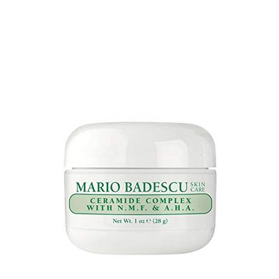 Mario Badescu Ceramide Complex with N.M.F. &amp; A.H.A. for Oily and Sensitive Skin | Facial Cream that improves Skin Tone |Formulated with Ceramide &amp; Natural Moisturizing Factors| 1 OZ
