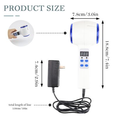 ZJIVQO Hot and Cold Face Massager, Double Heads Hammer Vibration Massage Instrument, SPA Anti-Wrinkle Skin Tighten Lifting Massage Machine