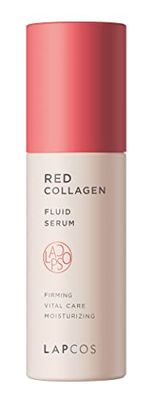 LAPCOS Red Collagen Fluid Serum (2.7 fl oz) New Vegan Collagen Formula | Firms and Tightens with Red Collagen Complex | Treat Fine Lines &amp; Wrinkles