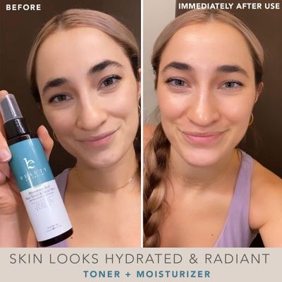 Hyaluronic Acid Toner for Face - USA Made with Natural & Organic Ingredients, Hydrating Toner with Niacinamide, Softens and Smoothes Dry & Sensitive Skin, Fragrance Free Skin Care Toner Spray