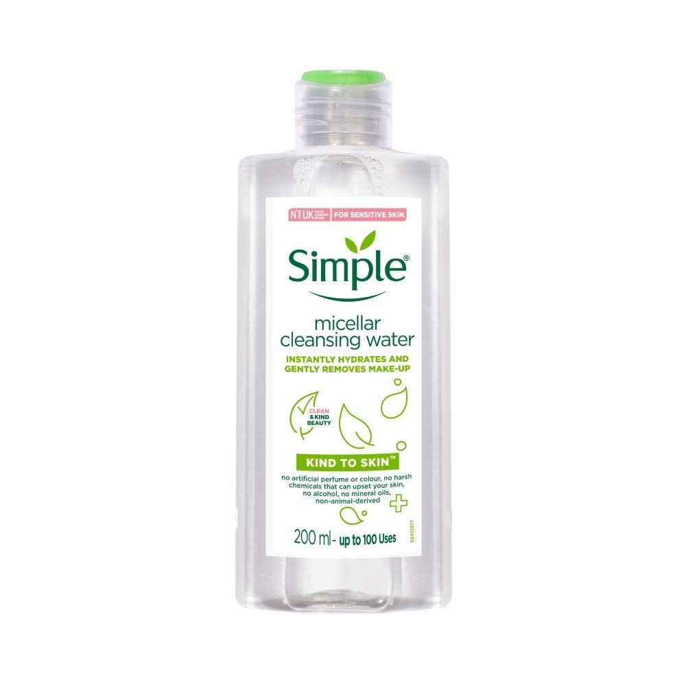 Simple Kind to Skin Cleansing Water, Micellar, 6.7 Ounce (Pack of 6)