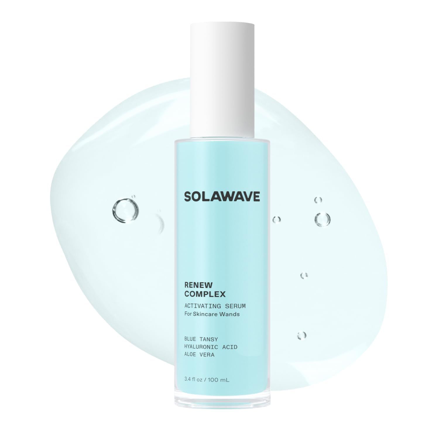 Solawave Renew Complex Serum for Face &amp; Neck | Boost the Effects of Solawave Facial Wand | Red Light Therapy for Face &amp; Microcurrent Facial Device for Anti-Aging &amp; Skin Tightening | Solawave Original