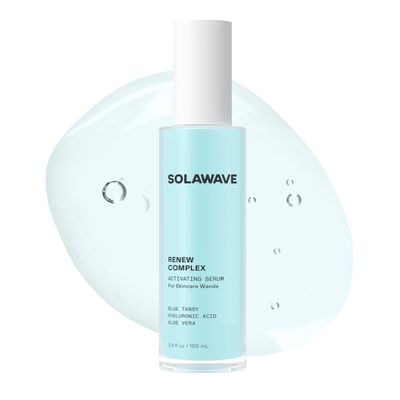Solawave Renew Complex Serum for Face &amp; Neck | Boost the Effects of Solawave Facial Wand | Red Light Therapy for Face &amp; Microcurrent Facial Device for Anti-Aging &amp; Skin Tightening | Solawave Original
