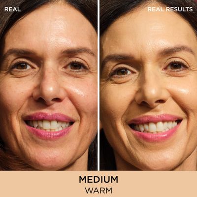IT Cosmetics Your Skin But Better CC+ Cream Travel Size, Medium - Color Correcting Cream, Full-Coverage Foundation, Hydrating Serum &amp; SPF 50+ Sunscreen - Natural Finish - 0.406 fl oz